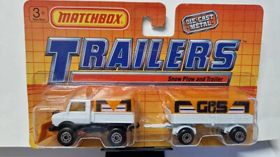 Rimorchi box fiammifero Mercedes-Benz Unimog spazzaneve e rimorchio (C4) - Immagine 1 di 4