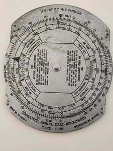 U S Army Air Forces Areial Dead Reckoning Computer E-6B G. Felsenthal & Sons - Picture 1 of 4