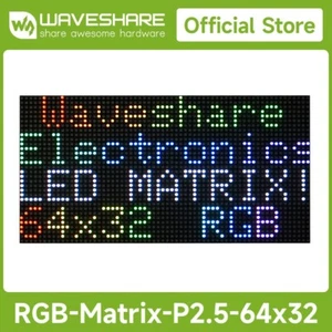 RGB Full-Color LED Matrix Panel 2.5mm Pitch 64x32 Pixels Waveshare - Picture 1 of 15
