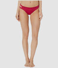 Maillots de bain bas de bikini classique pour femme Volcom rouge massif à couture simple taille L