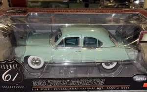 Highway 61 DCP 1953 Kaiser Manhattan 2dr Sedan 1/18 Diecast - Picture 1 of 2