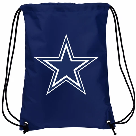 Dallas Cowboys Double Sided Back Pack Sack Drawstring Gym Bag Tote NEW Backpack Cover