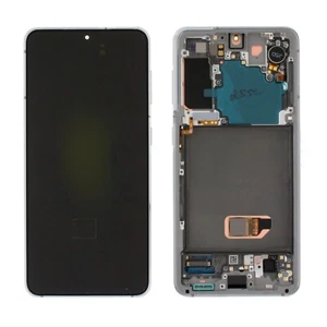 Samsung Oryginalny Service Pack S21 G991 Ekran LCD Wyświetlacz Montaż Phantom Biały - Zdjęcie 1 z 2
