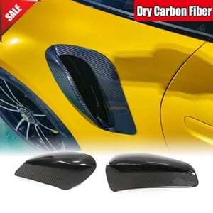 For Porsche 911 992 2019-2022 Dry Carbon Fiber Side Fender Vent Air Intake Cover - Picture 1 of 13