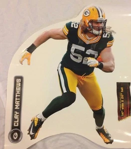 20" x 14" and Name 9" CLAY MATTHEWS #52 FATHEAD Official Player Graphic PACKERS - Picture 1 of 1