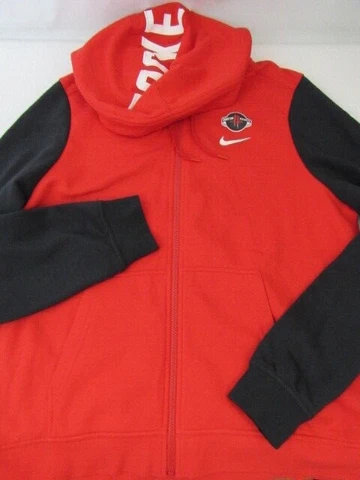 NEW Houston Rockets Boys Nike Full Zip Jacket NBA Red Black Hoodie Size XL Cover