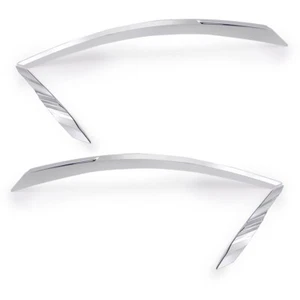 Passend für Mitsubishi L200 Triton 4x4 2019 20 Chrom Frontscheinwerfer Lampe Abdeckung - Bild 1 von 8