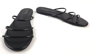 Hannah Rosanna Womens Black Thin-Strap Sandal 9.5 M - Picture 1 of 5