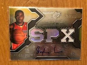 2007/8 SPx autograph jersey RC Stephane Lasme 704/825 Warriors - Picture 1 of 1