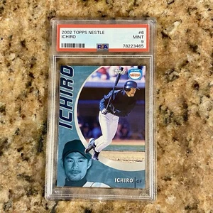 2001 2002 Topps Nestle #6 ICHIRO SUZUKI ROOKIE RC PSA 9 Only 4 Graded Higher HOF - Picture 1 of 14
