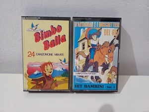 LOTTO MUSICASSETTA CARTONI ANIMATI VINTAGE BIA ANNA APE MAIA REMI D'ARTAGNAN - Foto 1 di 4