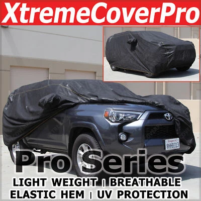 2015 HONDA CROSSTOUR Breathable Car Cover w/Mirror Pockets - Black - Image 1 of 4