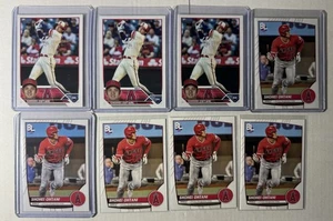 Shohei Ohtani (8) Card Lot Angels/Dodgers Topps Big League And Series 2 - Picture 1 of 2