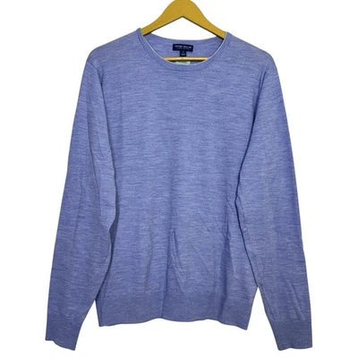 Suéter Peter Millar Masculino Tamanho M Coroa Trabalhada Excursionista Flex Crew Merino - Imagem 1 de 4