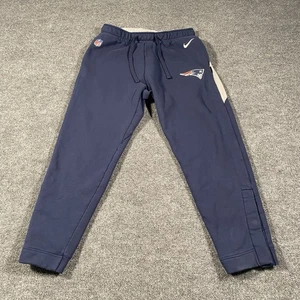 New England Patriots Nike On FIeld Sweatpants Joggers Mens Large Magnet Closure - Picture 1 of 12