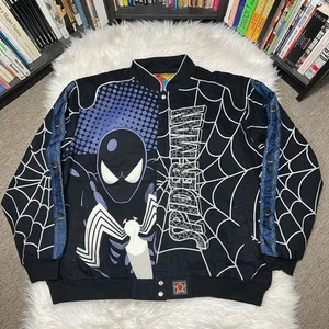 JH DESIGN MARVEL SPIDERMAN SYMBIOTE JACKET SIZE 4XL 2010 BACK IN BLACK - Picture 1 of 13