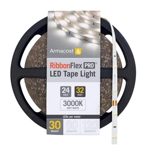 Armacost Lighting RibbonFlex Pro 24V White LED Strip Lights 30 LED/m, 3000K, ... - Picture 1 of 8