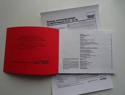 Betriebsanleitung Deutz DX 85 90 110 120 + Wartung- u. Inspektionstab. - Bild 1 von 4