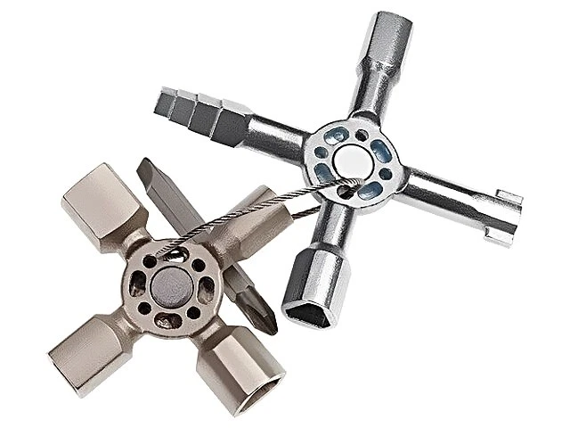 00 11 01 Chiave per quadri elettrici TwinKey® KNIPEX - Immagine 1 di 1