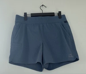 LL BEAN blaue Sunsmart Shorts Medium UPF 50+ Wandern Angeln Golf neu mit Etikett Komfort - Bild 1 von 15