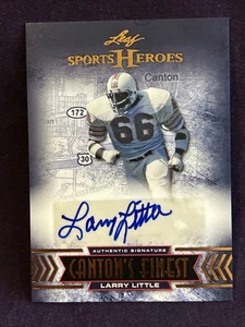 Leaf Sports Heroes 2013 - Canton's Finest Larry Little #CF-LL1 bronce (AU) - Imagen 1 de 2