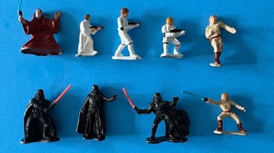 星球大战 1982 年肯纳·微型收藏人物套装 LUKE SKYWALKER DARTH VADER — 第 1/2 张图片