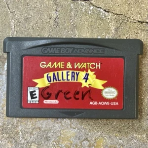 Cartucho Game & Watch Gallery 4 - Nintendo Game Boy Advance GBA **PROBADO** - Imagen 1 de 2