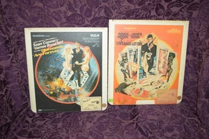 James Bond 007 LIVE AND LET DIE RCA Diamonds are Forever CED Selectavision LOT - Bild 1 von 6