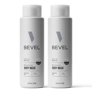 Bevel Moisturizing Body Wash for Men - Supreme Oak Scent with Shea Butter,... - Picture 1 of 7
