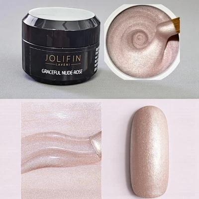 Jolifin Laveni Pro UV LED Farbgel Farbe Graceful Nude Rose Pigmentiert Stroke EU - Bild 1 von 4