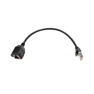30cm/1ft RJ45 Male to Female Screw Panel Mount Ethernet LAN Network Cable - Afbeelding 1 van 5
