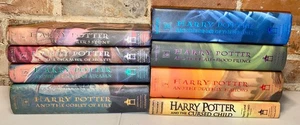 Harry Potter Complete Hardcover Set Books 1-7 Set + 8 Cursed Child - Imagen 1 de 3