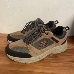 ZAPATILLAS DE ESPUMA VISCOELÁSTICA SKECHERS ROBLE CAÑÓN Caminar Senderismo MARRÓN - UK 9 - Usadas Una Vez - Imagen 1 de 5
