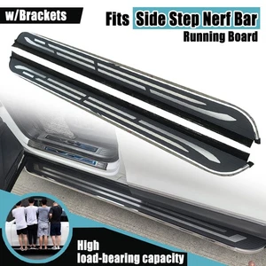 Fits Jaguar F-PACE 2016-2025 ALU Running Boards Side Step Pedals Nerf Bar - Picture 1 of 9