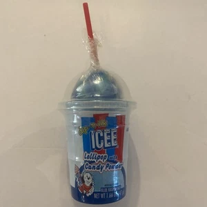 Icee Dip N Lik Blue Raspberry Lollipop With Candy Powder | 1.66oz - Picture 1 of 9