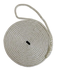 Buccaneer Rope Company 20-12035 5/8 inch x 35 ft. White Twisted Nylon Dock Line - Picture 1 of 2