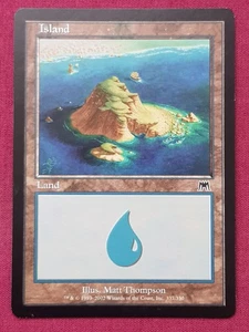 Magic The Gathering ONSLAUGHT ISLAND 337 land card MTG - Picture 1 of 2