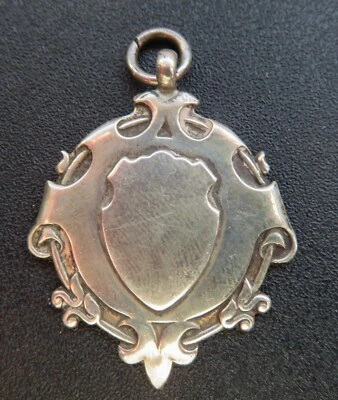 Solid Silver Medal Fob Boness Hill Climb 1961, Hallmarked Birmingham 1958 - Image 1 of 4