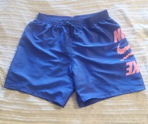 Herren Nike XL Volley Badeshorts Racer 7" Stacked NESSD514-418 blau pink - Bild 1 von 2