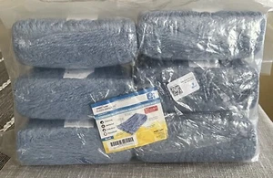 KLEEN HANDLER Pack of 6 HEAVY DUTY Commercial Mop Head Blue New - Picture 1 of 4