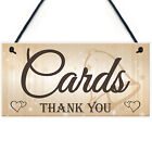 Cards Thank You Sign Wedding Post Box Gifts Table Decoration Hanging Plaque Sign