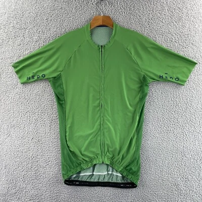 Camiseta de ciclismo Hedo Paradis adulto L/XL verde manga corta cremallera completa Los Ángeles Foto 1 de 4