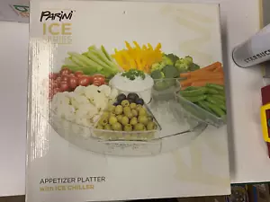 NEU! PARINI ICE SERIES VORSPEISENPLATTE MIT EISKÜHLER - Bild 1 von 3