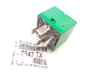 Genuine Radiator Fan Relay For Peugeot 106 206 207 306 307 406 407 607 6547TX - Picture 1 of 2