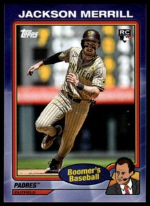 2024 Topps x Chris Berman: Boomer's Baseball Jackson Merrill RC #16 - Picture 1 of 2
