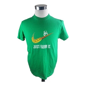 FARMER T-SHIRT, Farming Tractor Driver Just Farm it Mens Funny Parody Size M - Picture 1 of 6