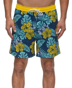 Reef Men's Brockman Volley Swim Trunks, Unlined, Blue, Size XL - Picture 1 of 4