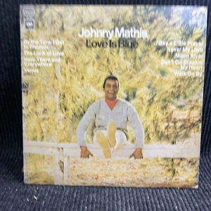 🔥🔥🔥Johnny Mathis Love Is Blue Album 33RPM 1968 Stereo LP Vinyl Records - Picture 1 of 4