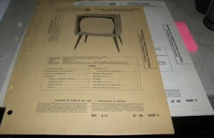 MAGNAVOX TELEVISION RECEIVER - 4 CHASSIS MODELS (SAMS PHOTOFACT 369-12) - Picture 1 of 1
