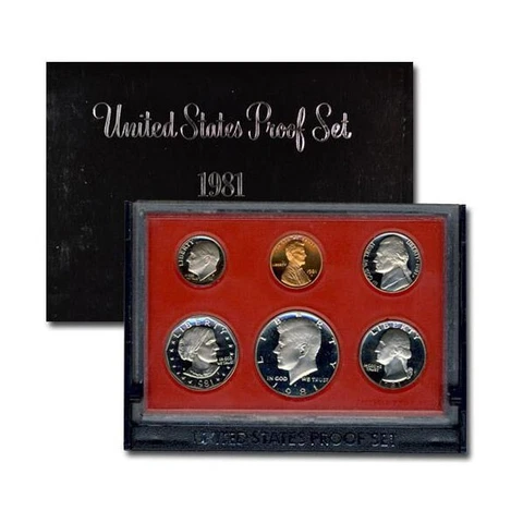 1981-S US PROOF SET WITH BOX--Gem Brilliant--FREE SHIPPING Cover